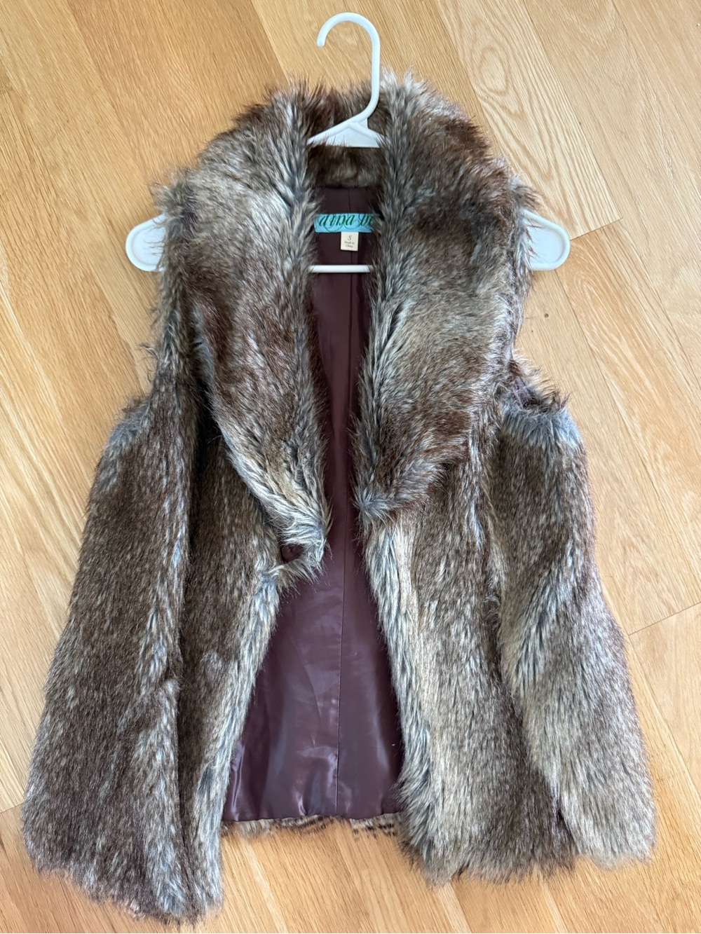 Faux Fur Brown Vest